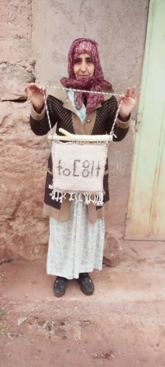 Spread Love Rug Wall Hanging