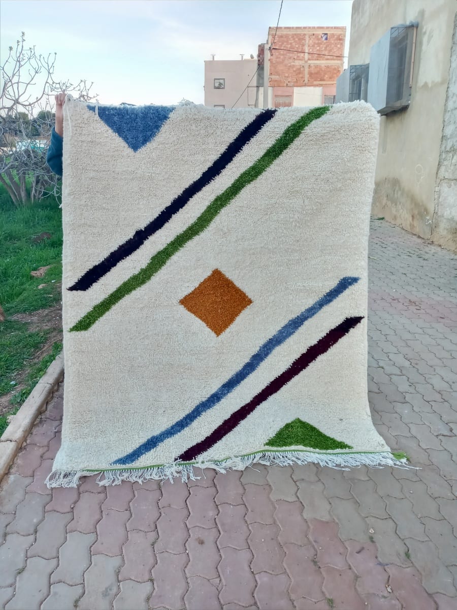  A rug  Colored Morocco