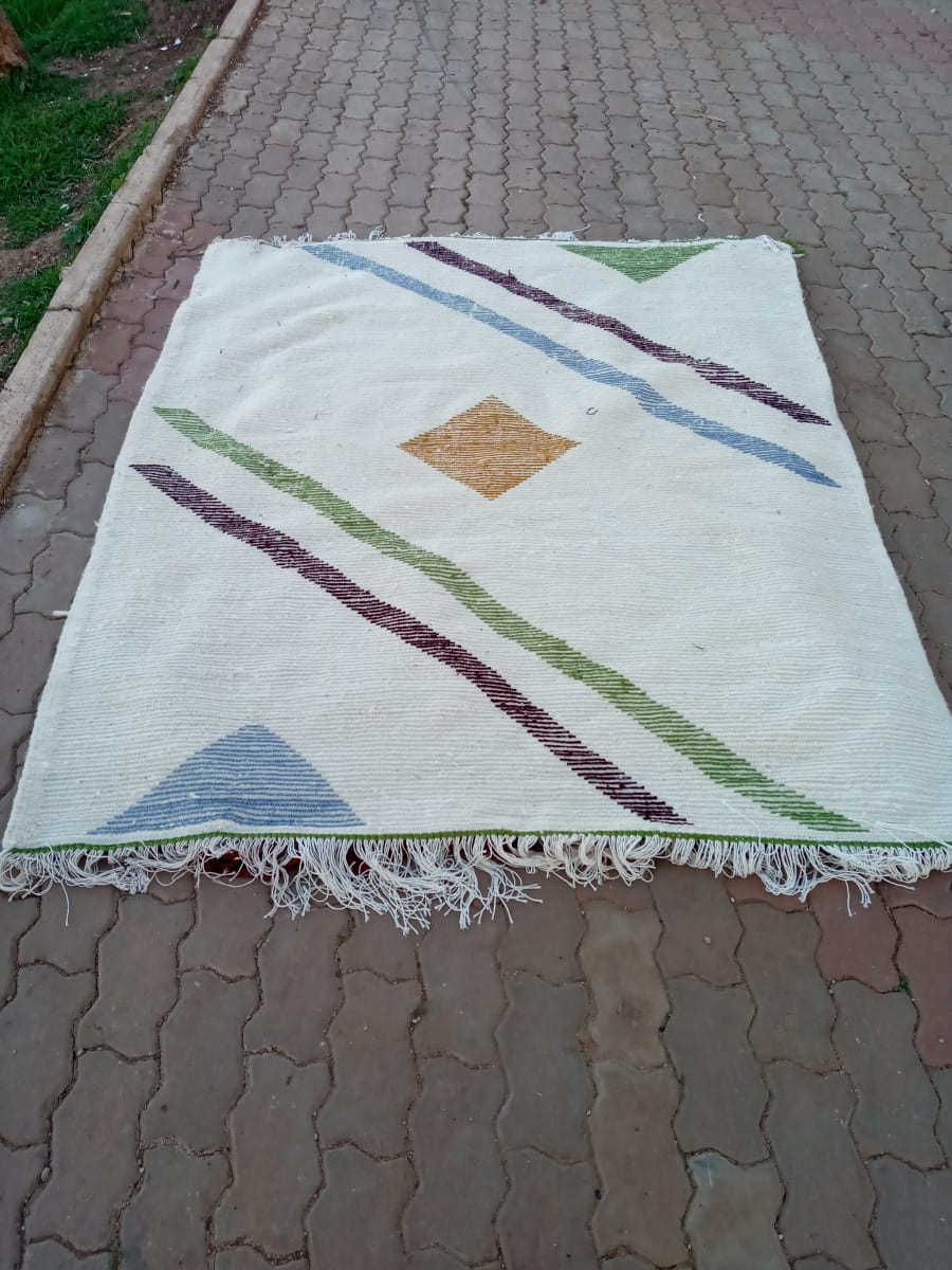  A rug  Colored Morocco