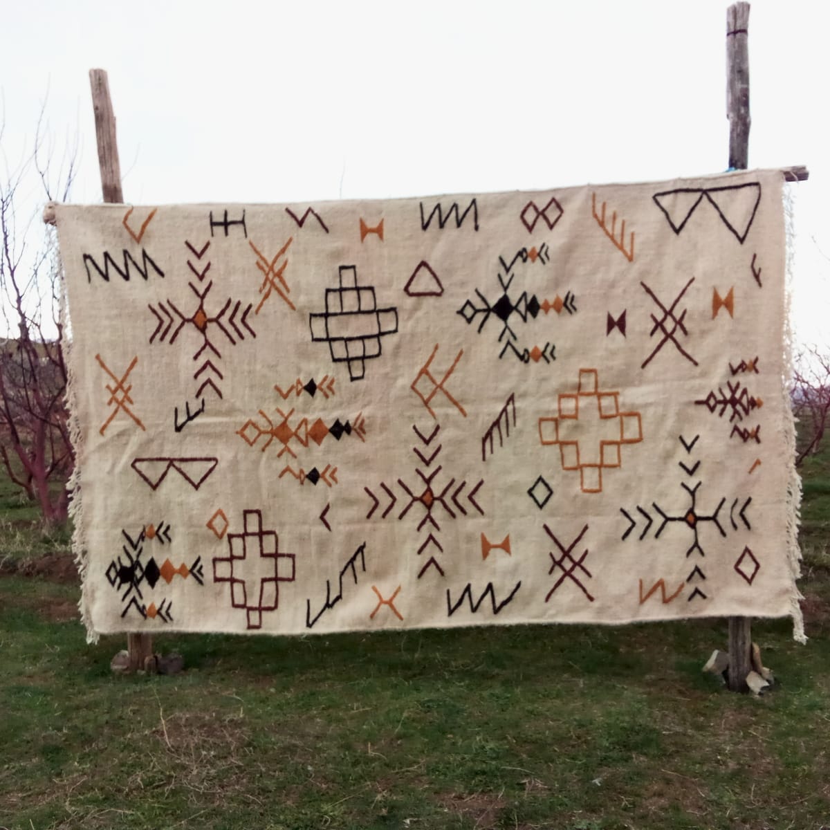  Hanbal Henna, Sheba, Warp, and  Colored Morocco