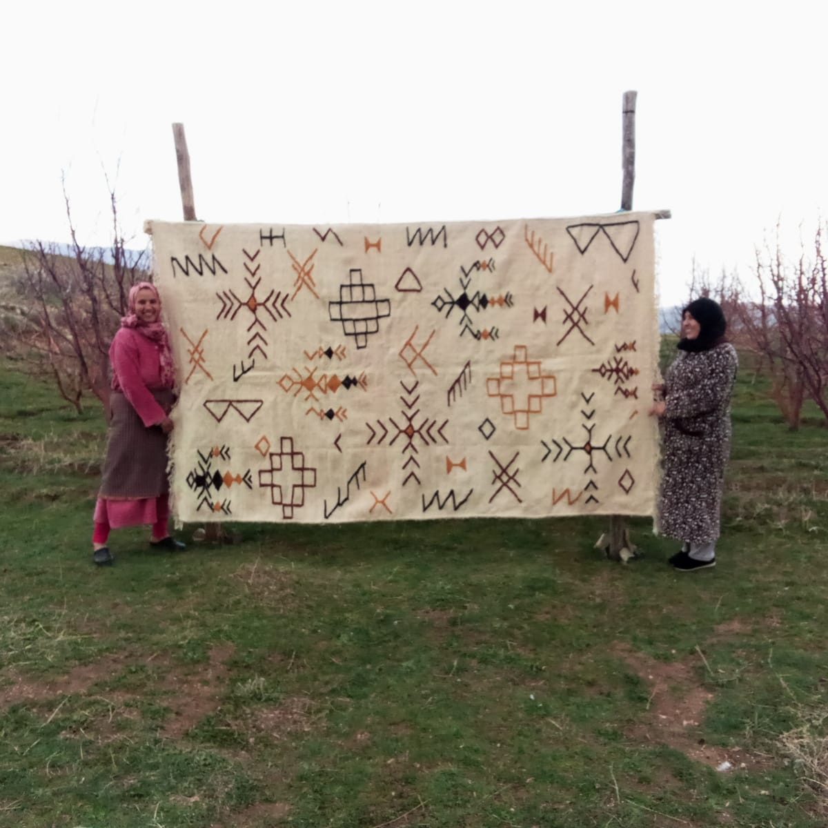  Hanbal Henna, Sheba, Warp, and  Colored Morocco
