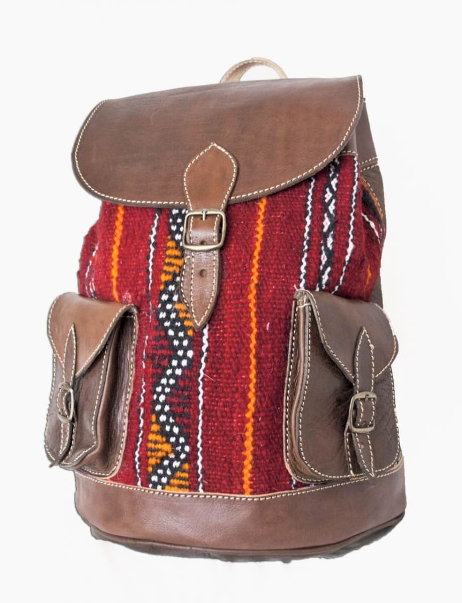  Leather Backpack bag   Morocco