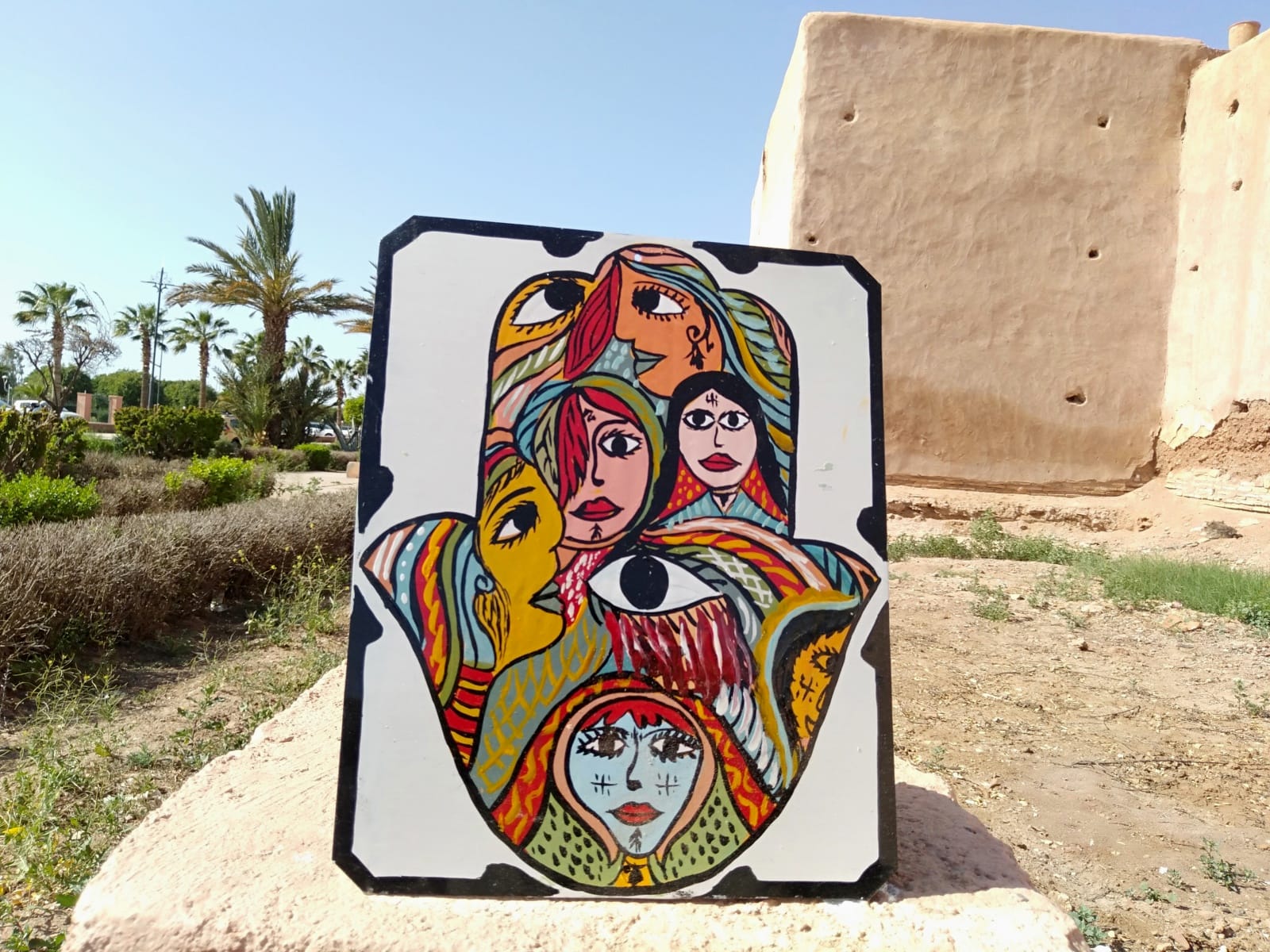  Metal Piece Water-Based Paint Colored Morocco