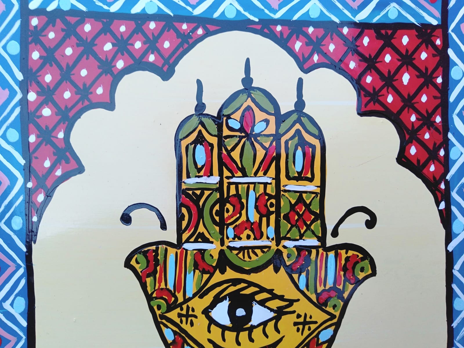 Metal Piece Water-Based Paint Colored Morocco