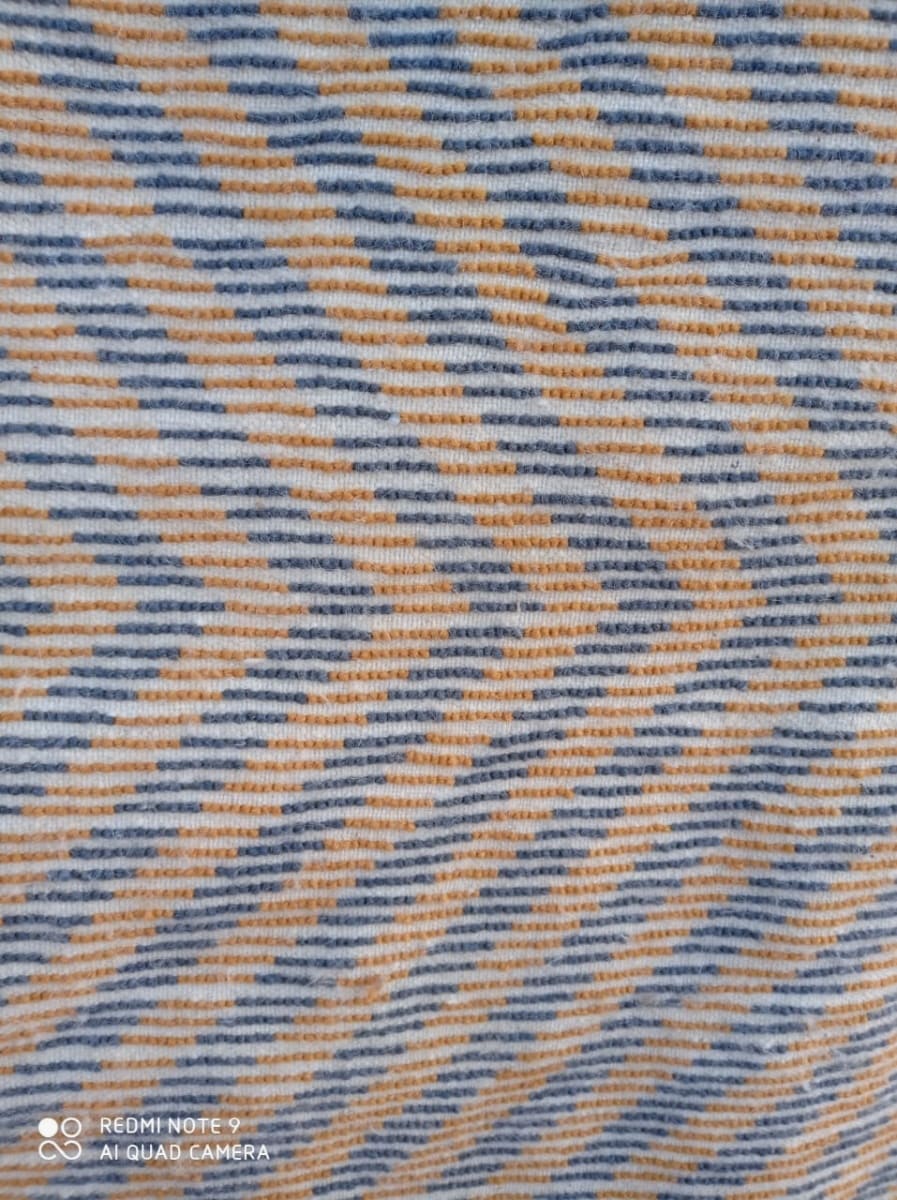  Pile Knot  Orange, Grey Morocco