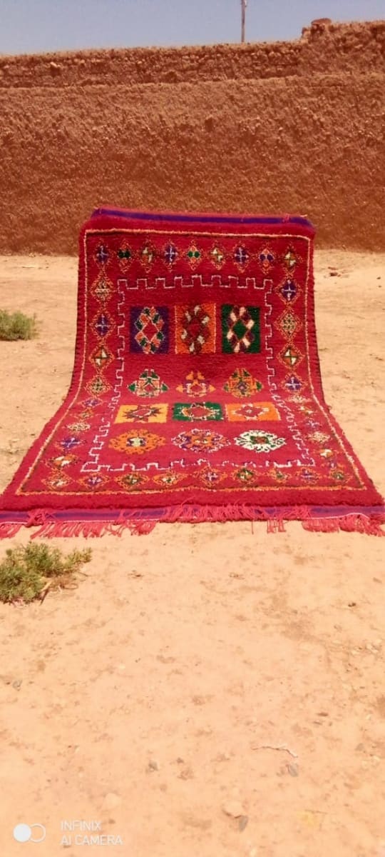  Rug   Colored Morocco