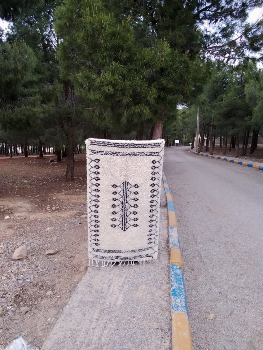  Beni Ourain  Orange, Black Morocco