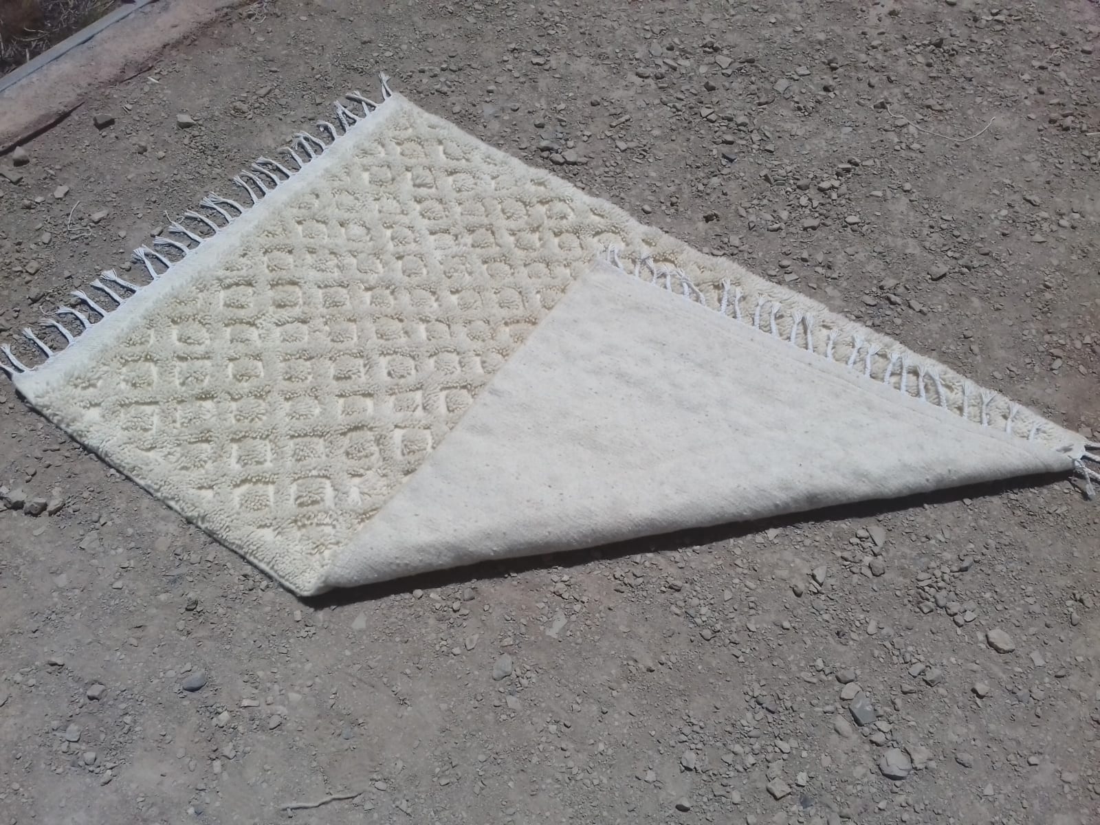  Beni Ourain Wool String and Wool White Morocco