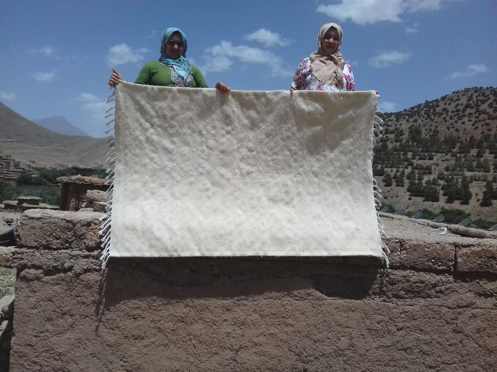  Beni Ourain Wool String and Wool White Morocco
