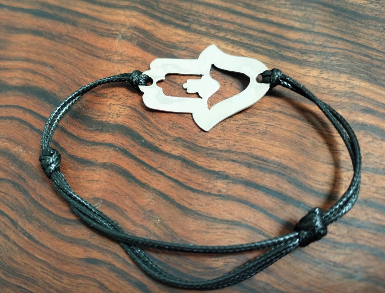  Bracelet 800 Tiznit Silver Black, White Morocco