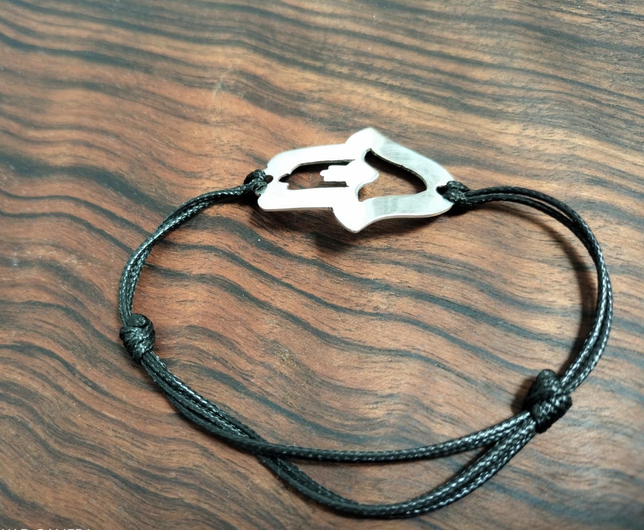  Bracelet 800 Tiznit Silver Black, White Morocco