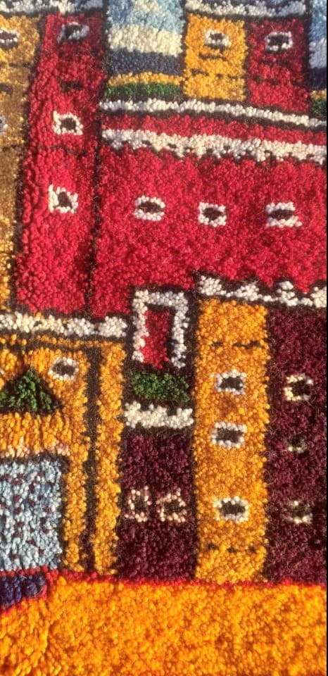  Pileknot Rug  Colored Morocco