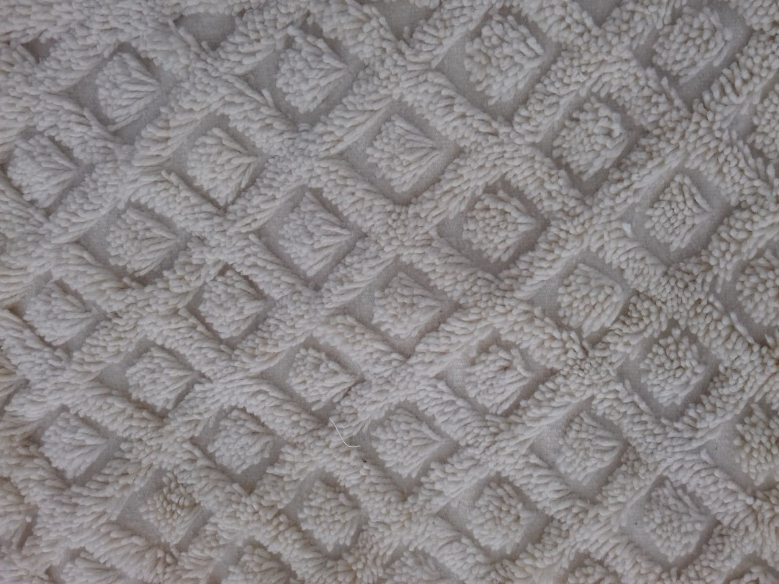  Beni Ourain Wool String and Wool White Morocco