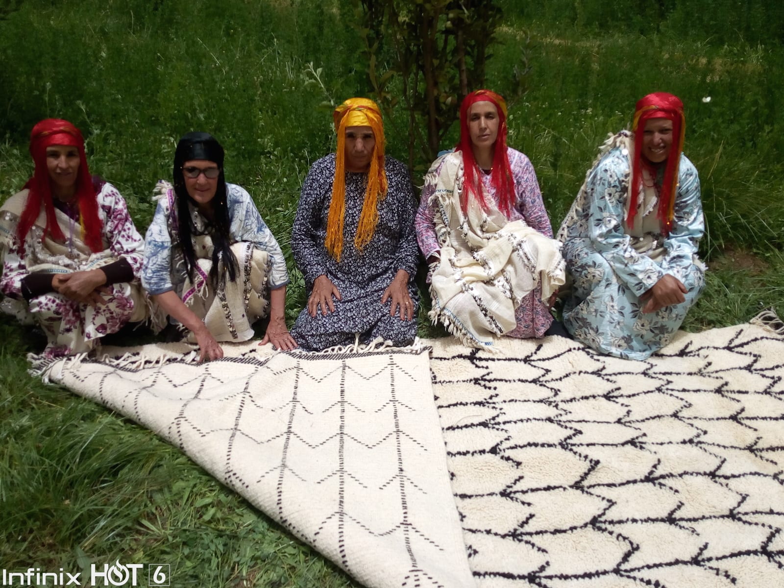  Beni Ourain Wool Black, White Morocco