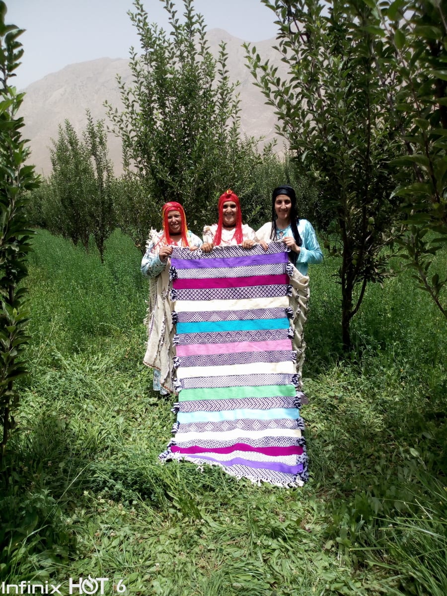  Beni Ourain Wool Colored Morocco