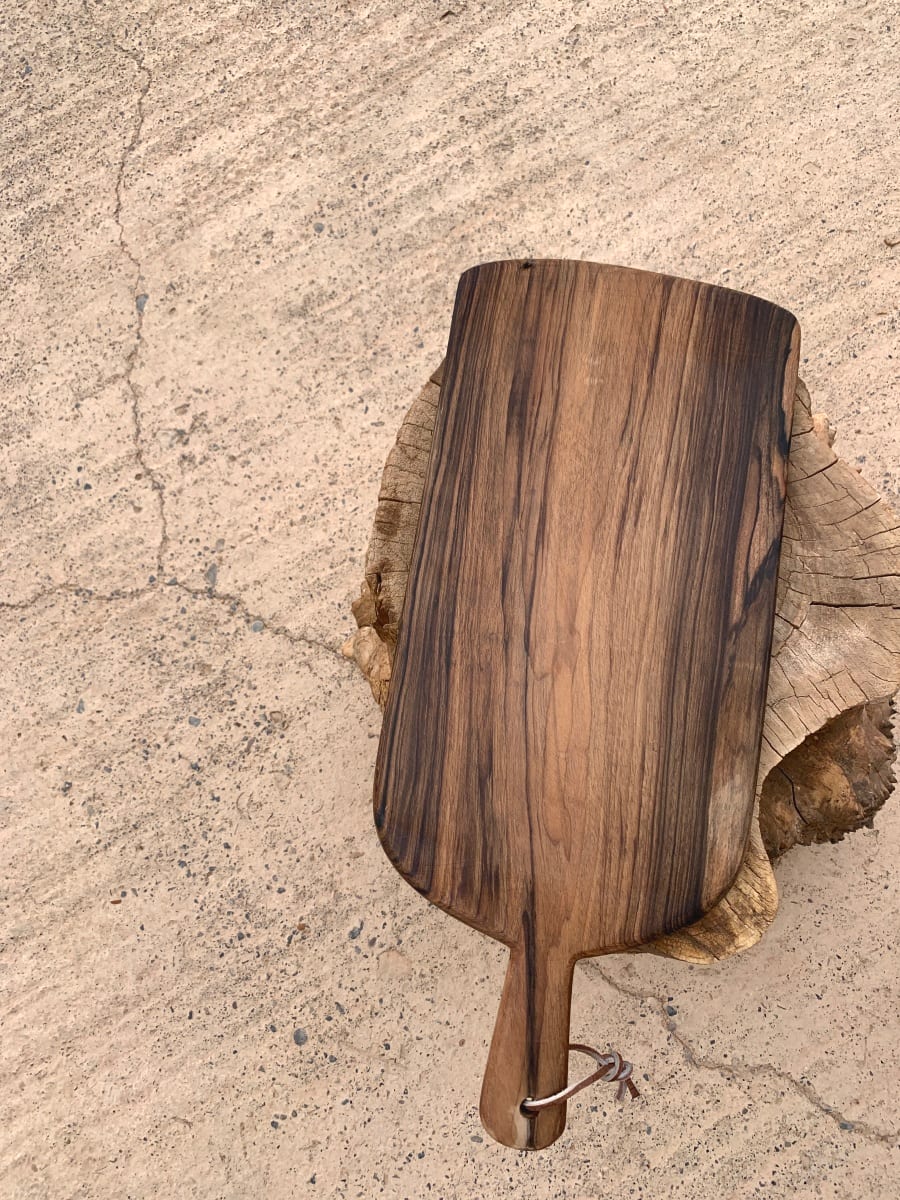  Serving Tray Walnut Wood Brown Morocco