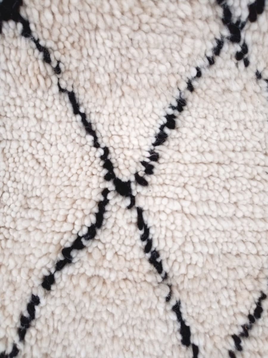  Rug  Black, White Morocco