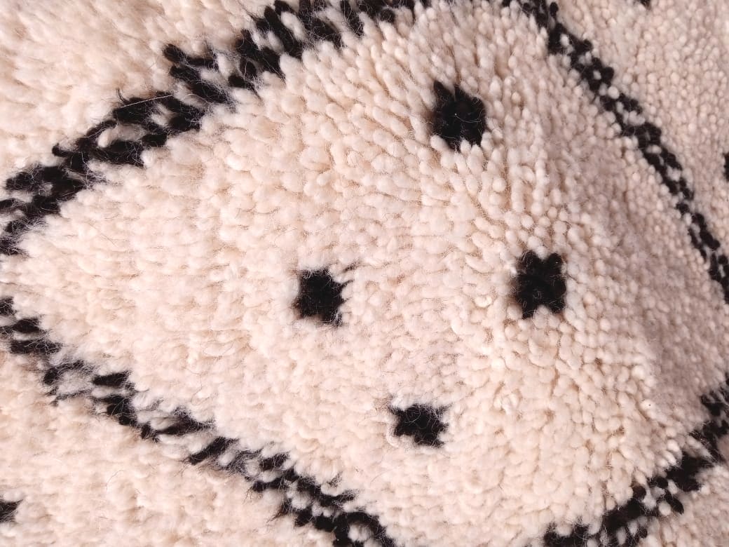  Rug  Black, White Morocco