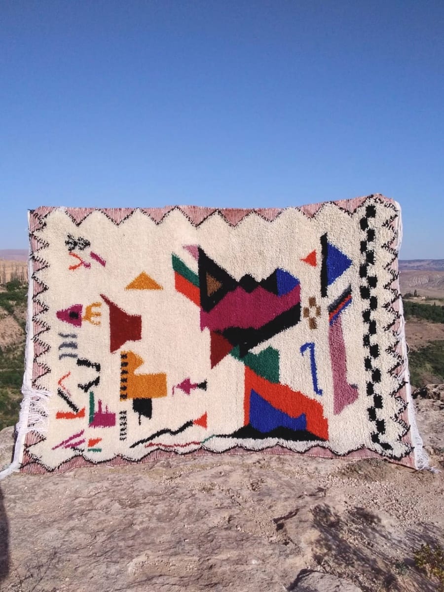  Beni Ourain  Colored Morocco