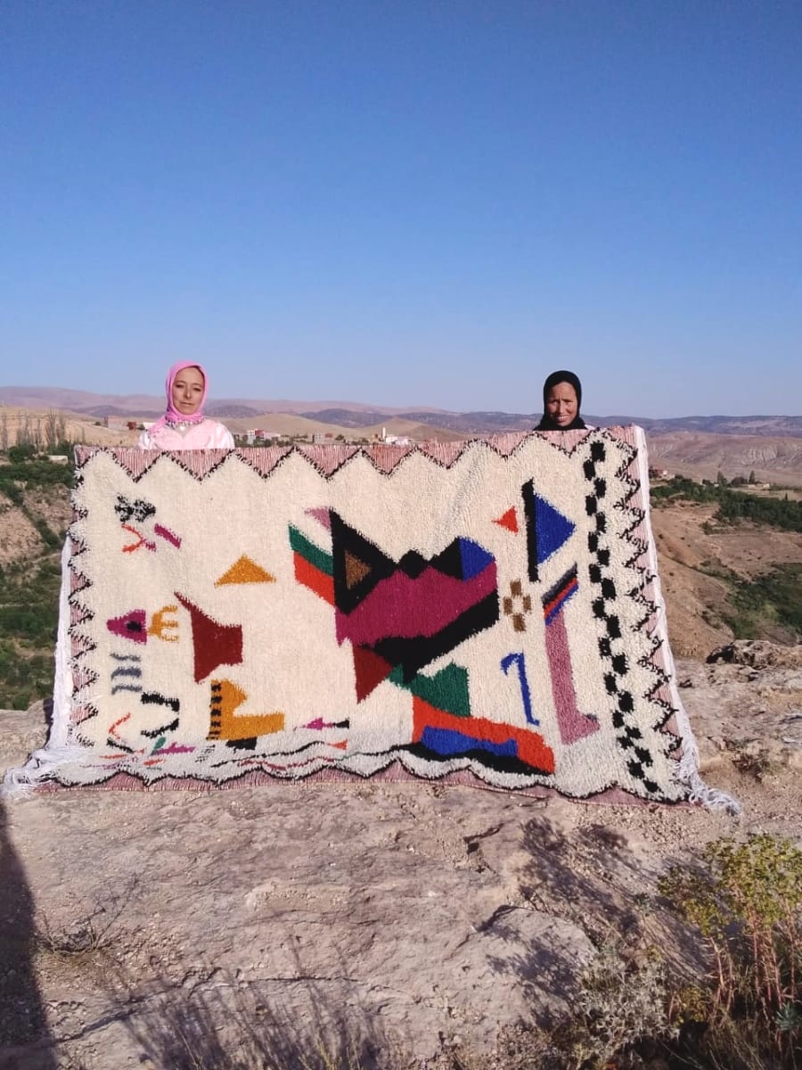  Beni Ourain  Colored Morocco