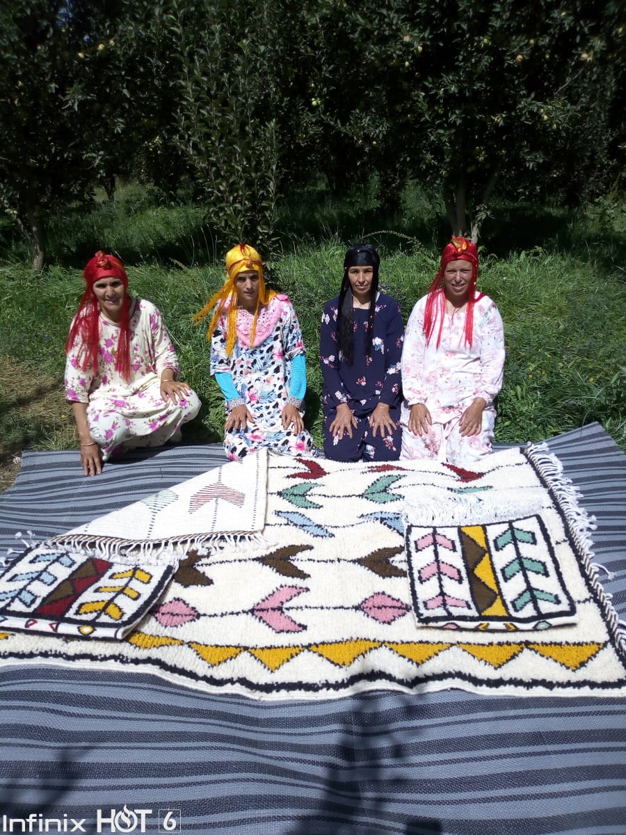  Beni Ourain Wool Colored Morocco