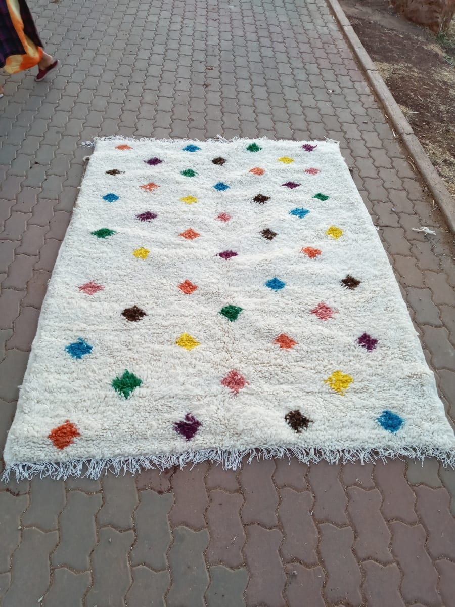  A rug  Colored Morocco