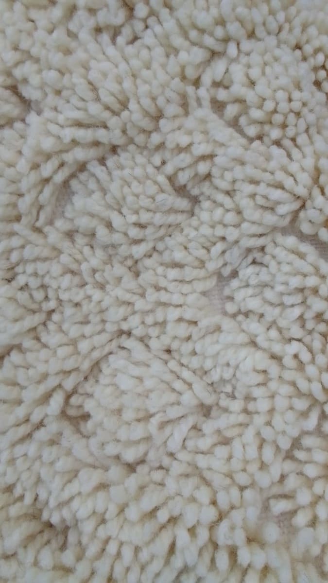  Rug  White Morocco