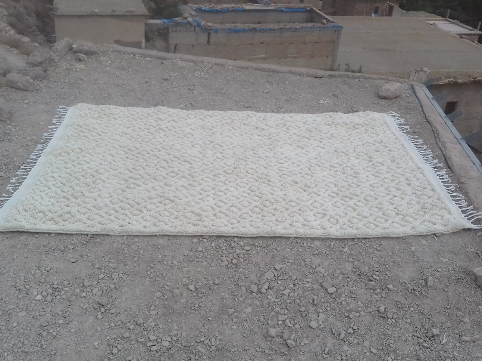  Beni Ourain Wool String and Wool White Morocco