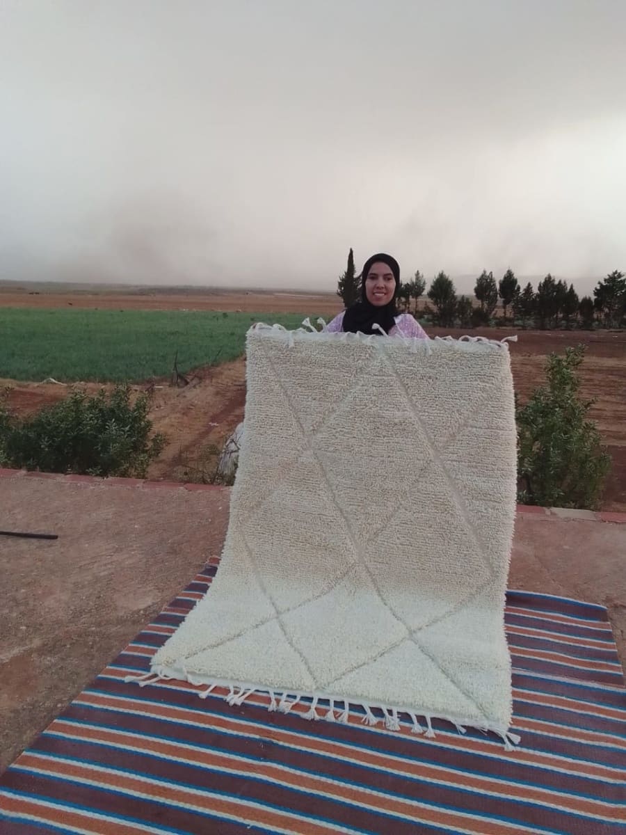  Beni Ourain  White Morocco