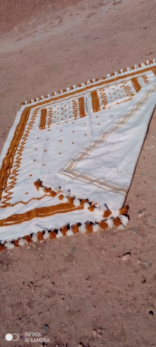  Rug   Orange, White Morocco