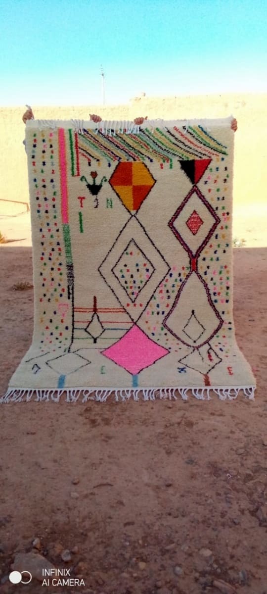  Rug   Colored Morocco