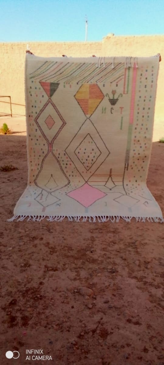  Rug   Colored Morocco