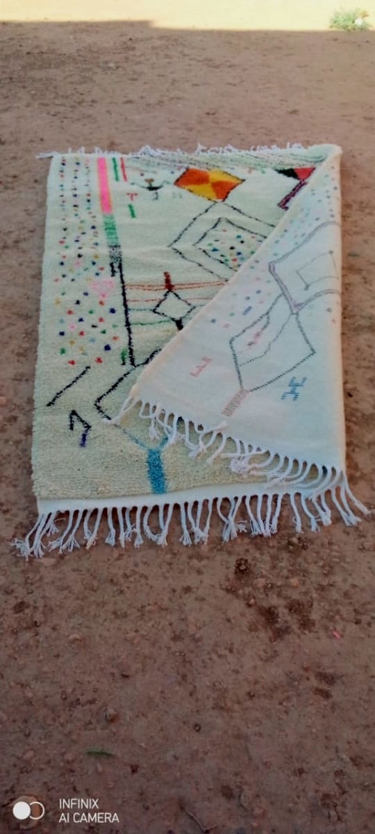  Rug   Colored Morocco