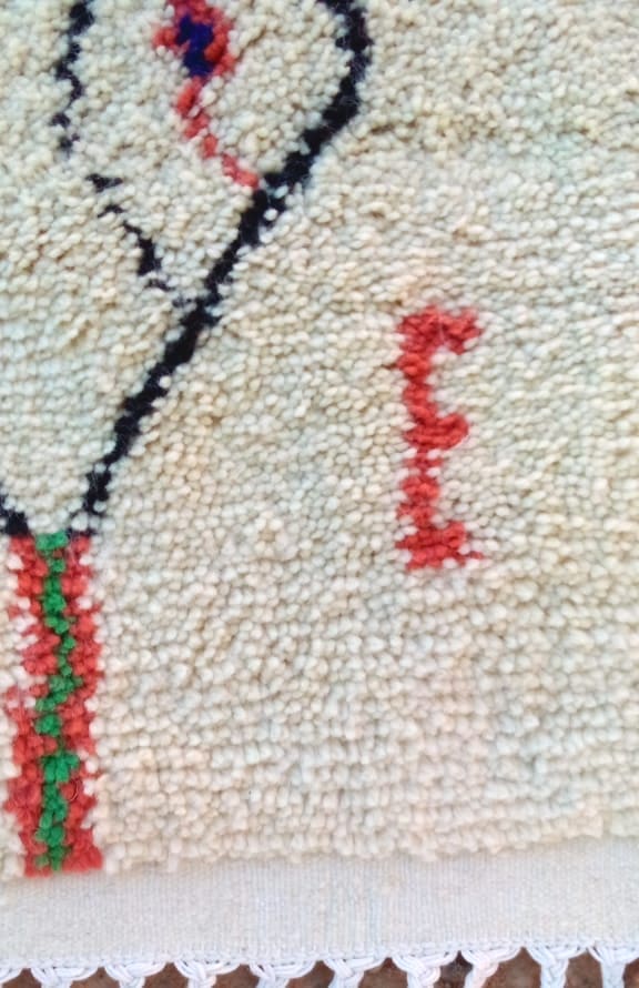  Rug   Colored Morocco