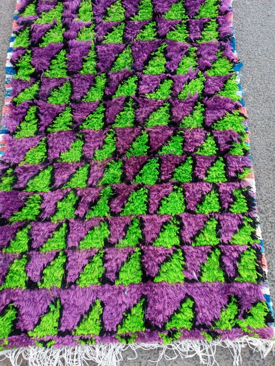  rug Boucherwitte Alkoba  Pink, Green Morocco