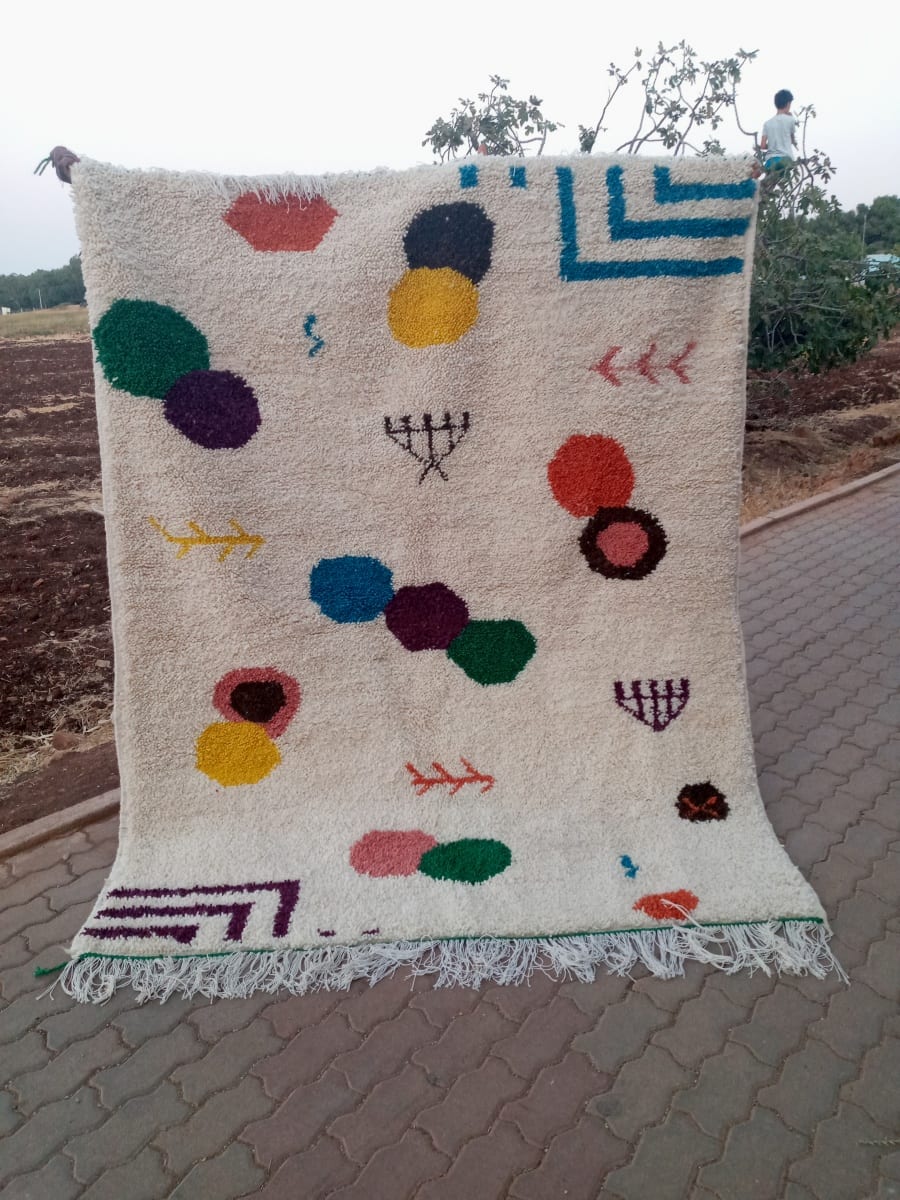  A rug  Colored Morocco