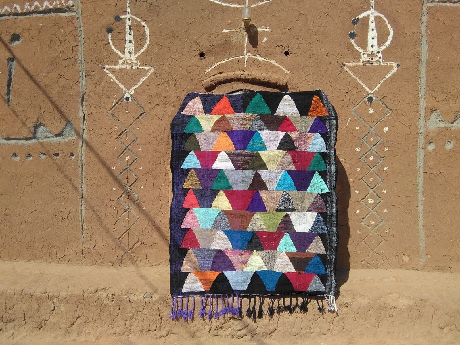 Boucherouite Up Cycled Thread  Colored Morocco