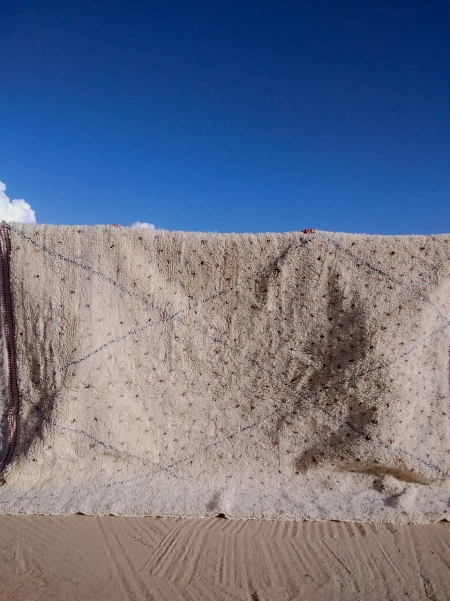  Beni Ourain Wool Warp and Wool Colored Morocco