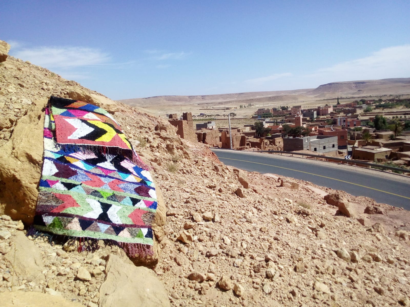  Boucherouite Up Cycled Thread  Colored Morocco