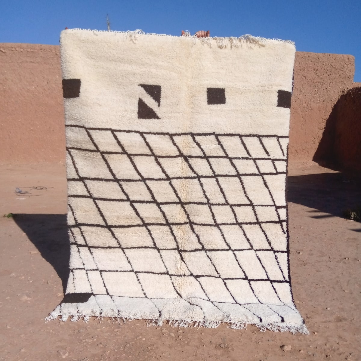  Rug   Black, White Morocco