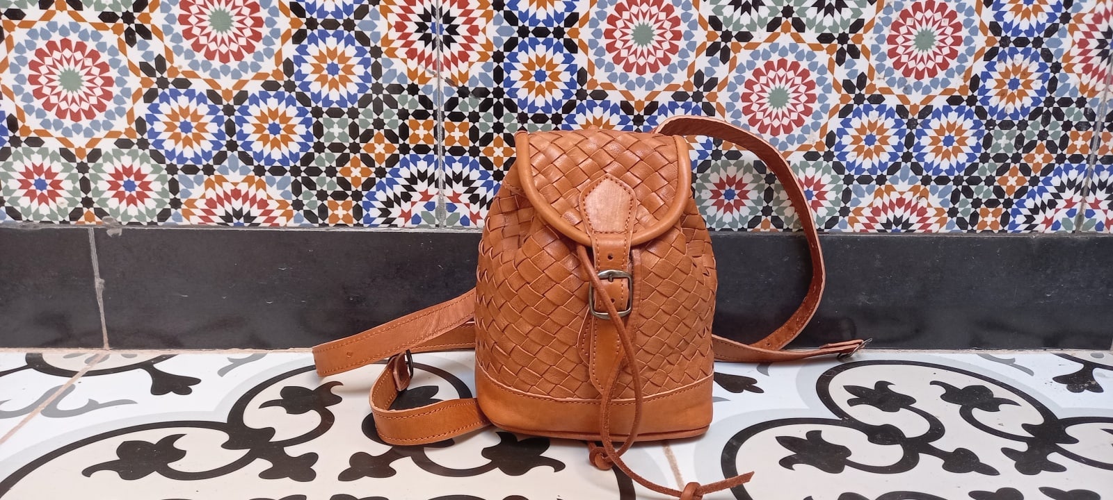   small bag leather Orange Morocco