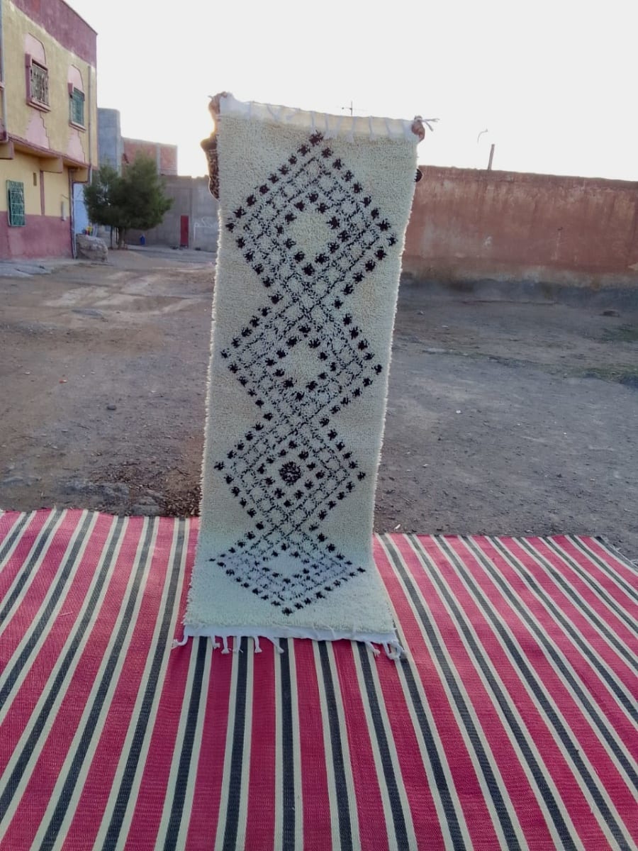  Pileknot Rug  Brown, White Morocco