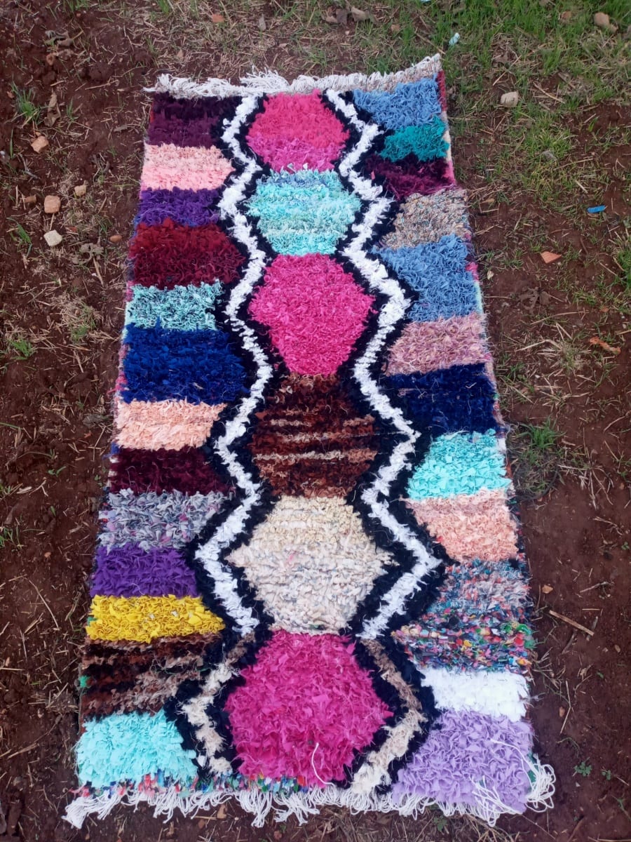  boucherwette . traditional rug   Colored Morocco