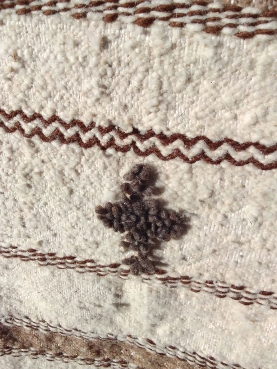  Hanbel blanket   Brown, White Morocco