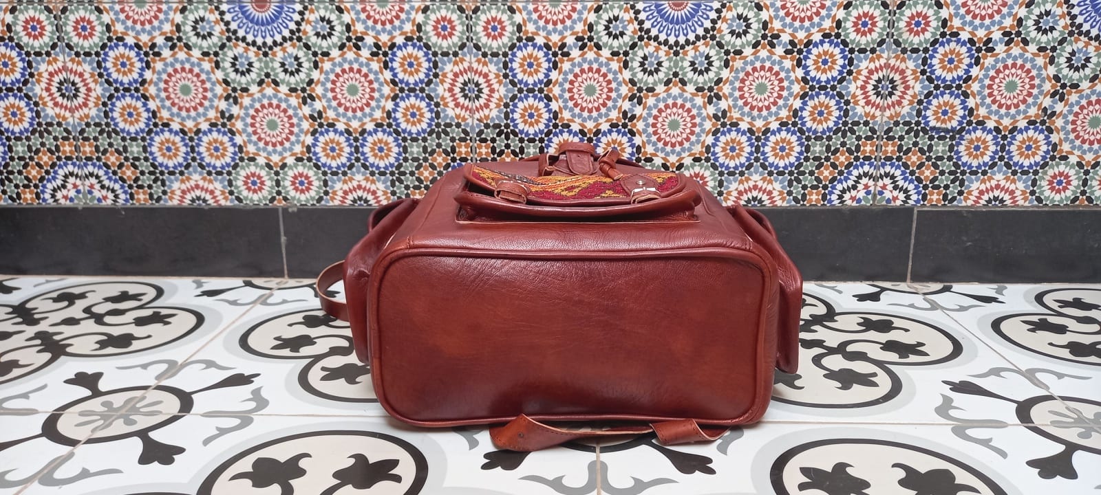  bag leather Colored Morocco