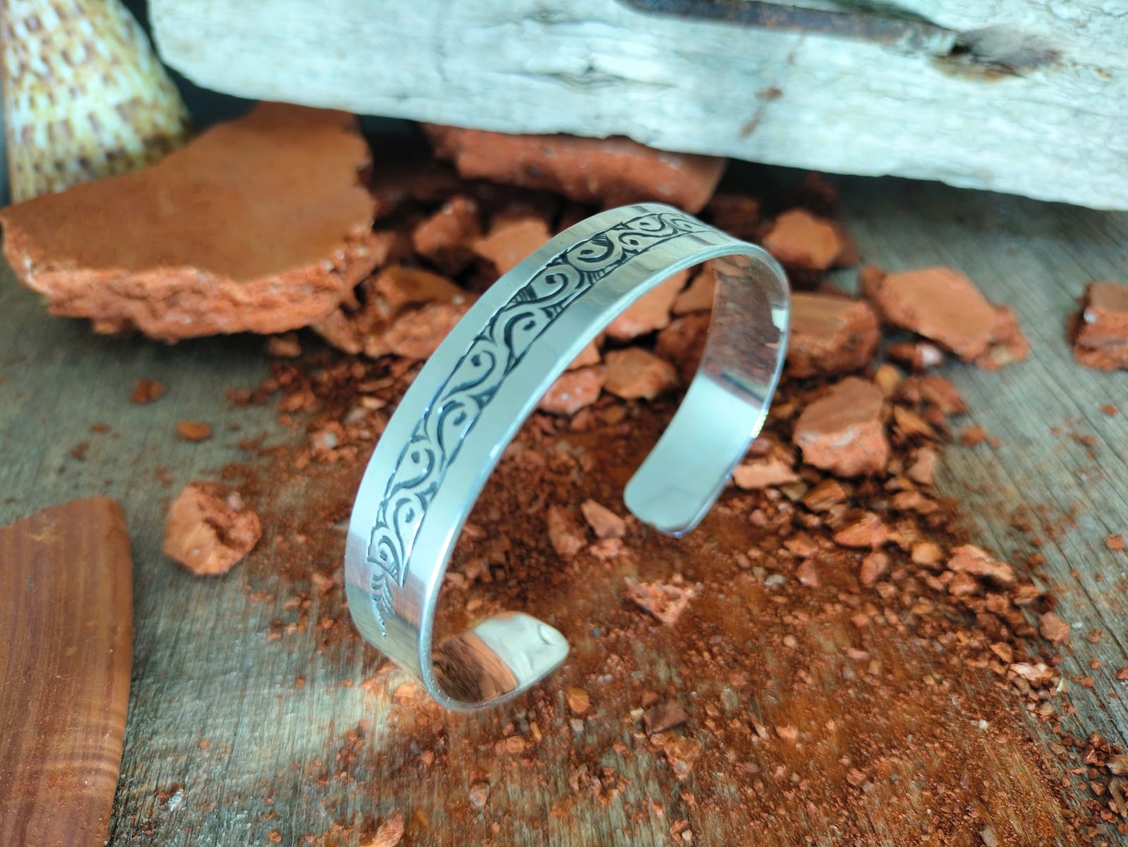  Bracelet 800 Tiznit Silver Black, White Morocco