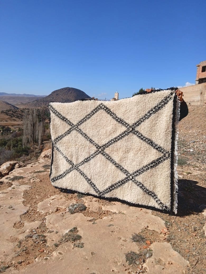  Beni Ourain  Black, White Morocco