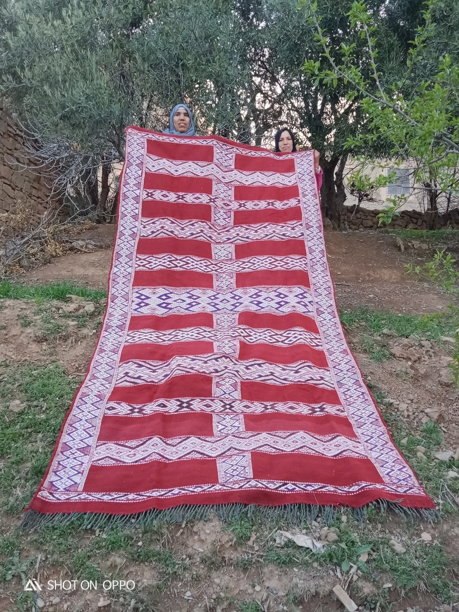  Flatweave  Colored Morocco