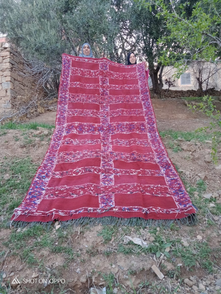  Flatweave  Colored Morocco