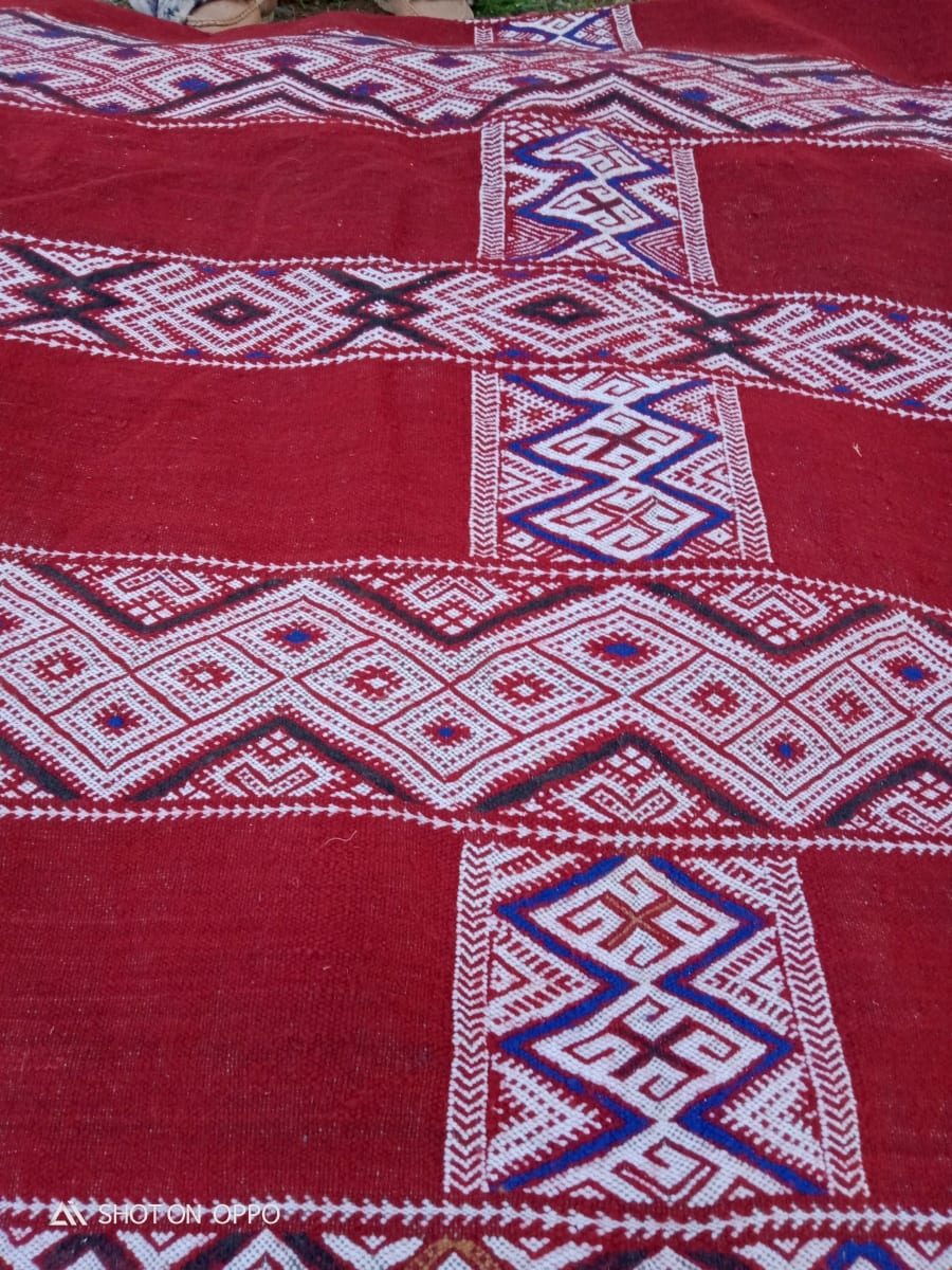  Flatweave  Colored Morocco